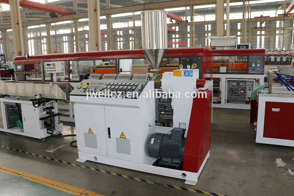 Steady Extrusion Pvc Wall Panel Production Line , Pvc Ceiling Machine Imported Inverter