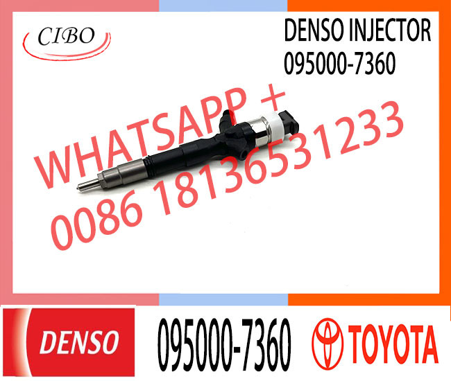Den-so Neutral Common Rail Fuel Injector 095000-6870 095000-7360 For TOYO-TA 1KD-FTV 236770-39155