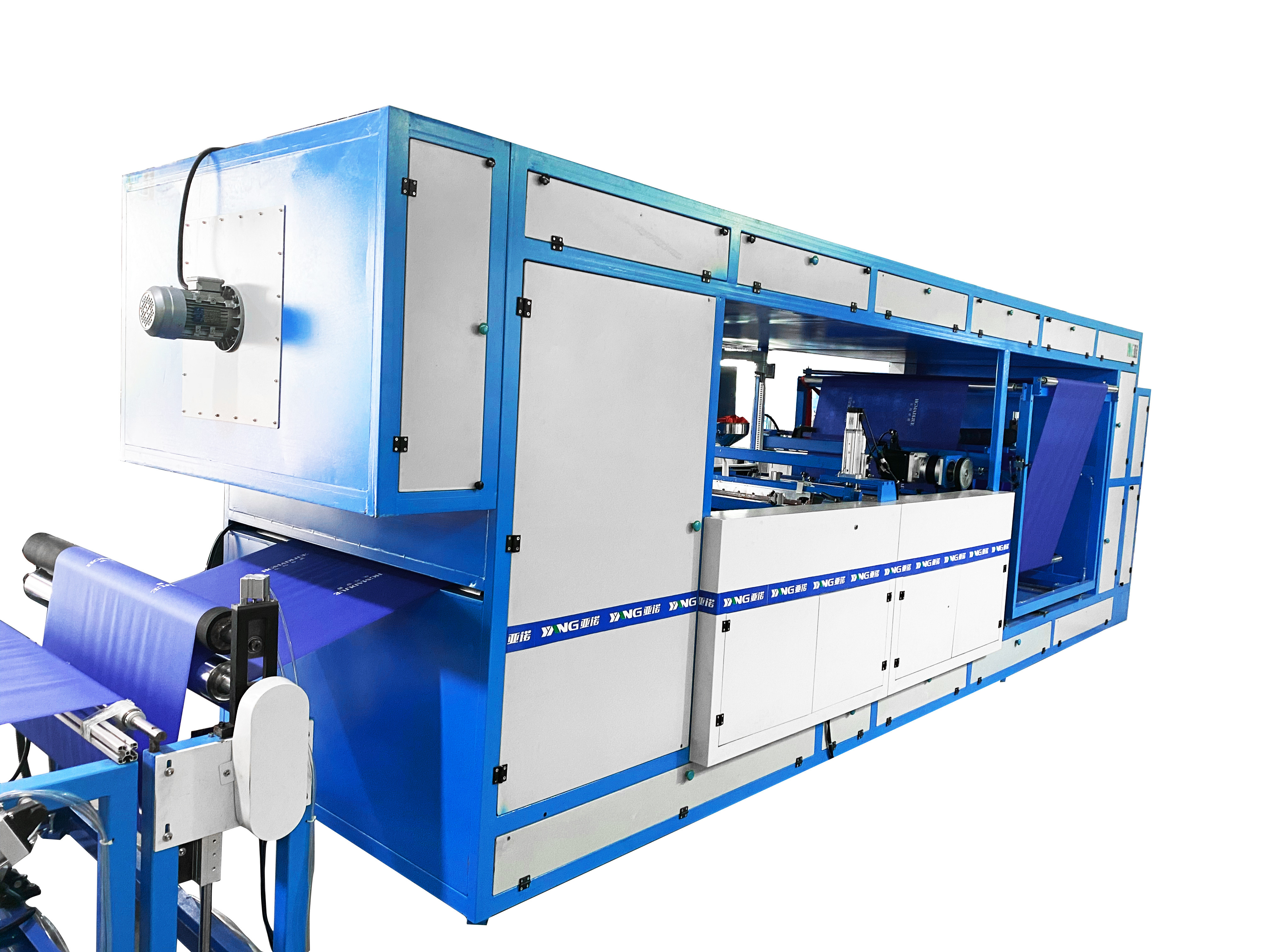 Automatic Roll To Roll Silk Screen Printing Machine For Non Woven Fabric