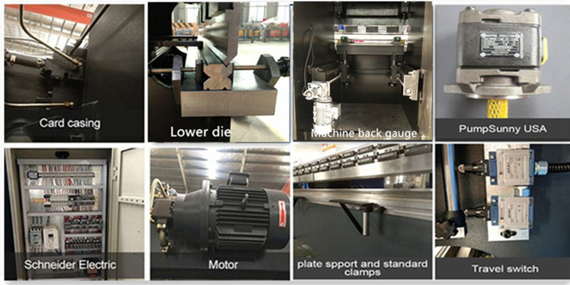 High Speed Hydraulic Press Brakes 100t 4000mm TP10S Controller