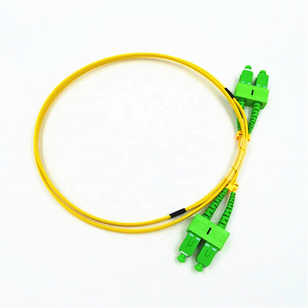 Single Mode Duplex G657A Fiber Patch Cable SC Bend Insensitive Fiber Patch Cord