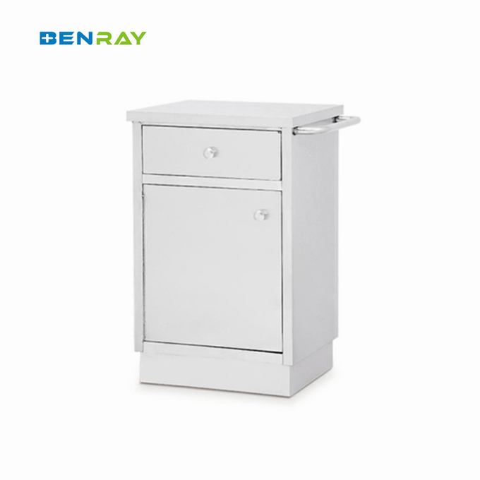 Hospital Stainless Steel Medical Bed Side Cabinet Locker