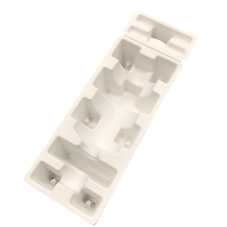 Customized Dry Pressed Pulp Lined Grey Watch Pulp Packaging Tray Biodegradable