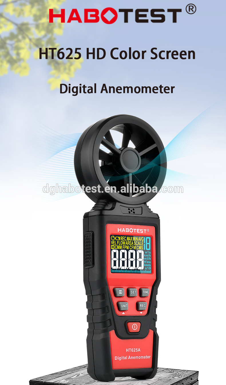 HT625A Handheld Digital Anemometer