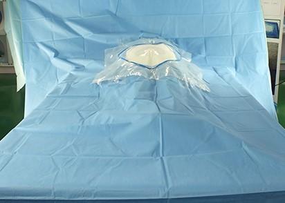 Hospital Sterile Surgical Drapes Cesarean Delivery Fenestration With Surgical