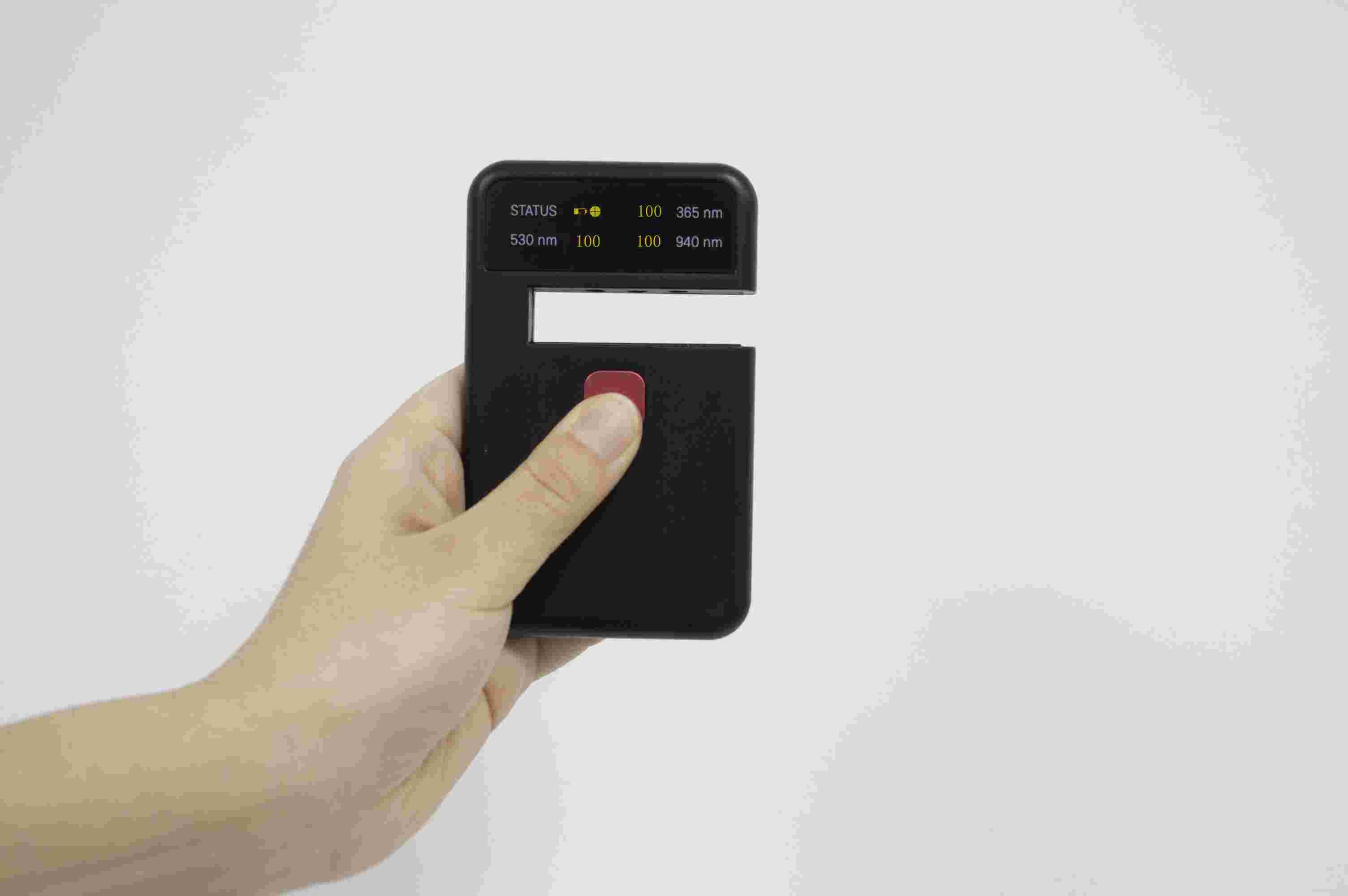 ±2% Test Accuracy Digital Light Transmittance Meter Black Handheld