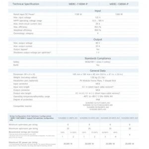 Merc 1100w P Merc 1300w P Solar Power Optimizer Pv Smart Huawei Optimizer