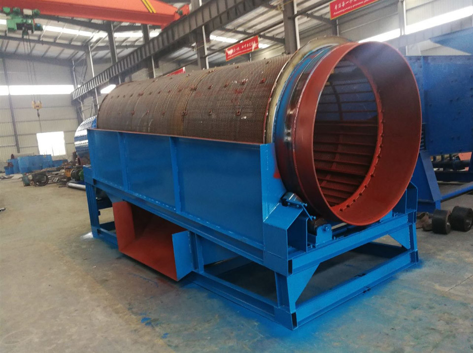Ore Sand Gravel Pebbles Screen Separation Machine Shaftless Drum Screen