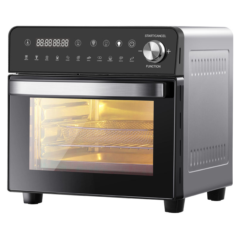 15L Electric Air Fryers With Rotisserie For Family 10 In 1 Stainless Steel Air Fryer Toaster Oven Grill