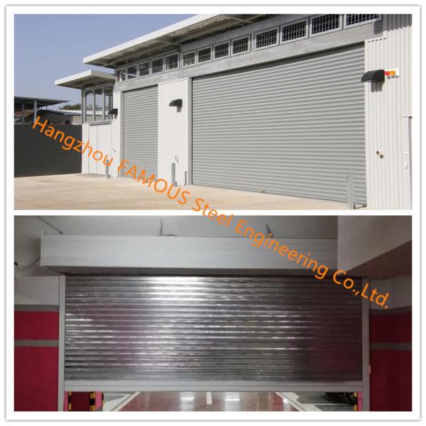Fire Prevention Motorized Folding Doors American Standard Fire Resistance Steel