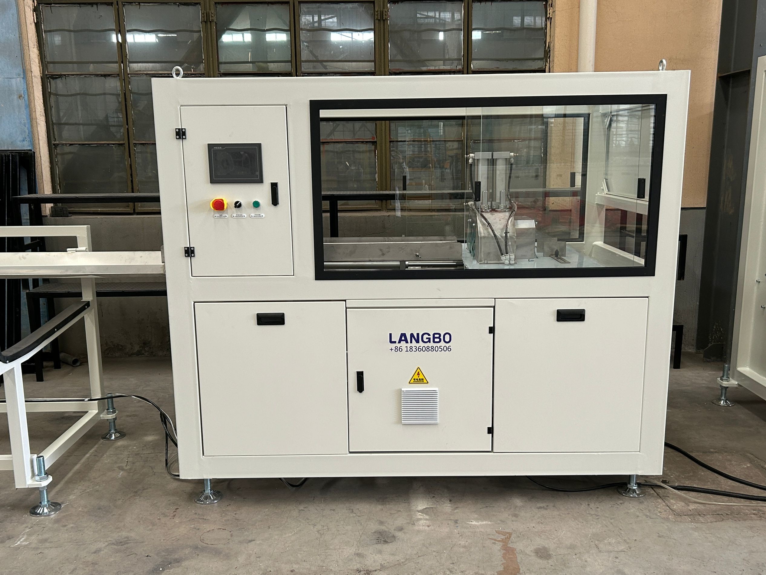 800kg/h PVC Pipe Making Line With 80/173 High Speed Screw