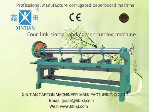 Cardboard Carton Box Making Machine For Corrugated Carton , Four Link Slotting
