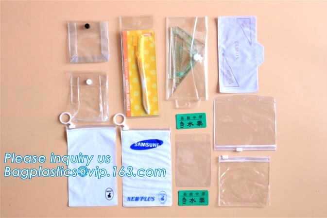 Promotional Slider Zipper Bags Tote Travel Toiletry Kit Toiletry Frosted