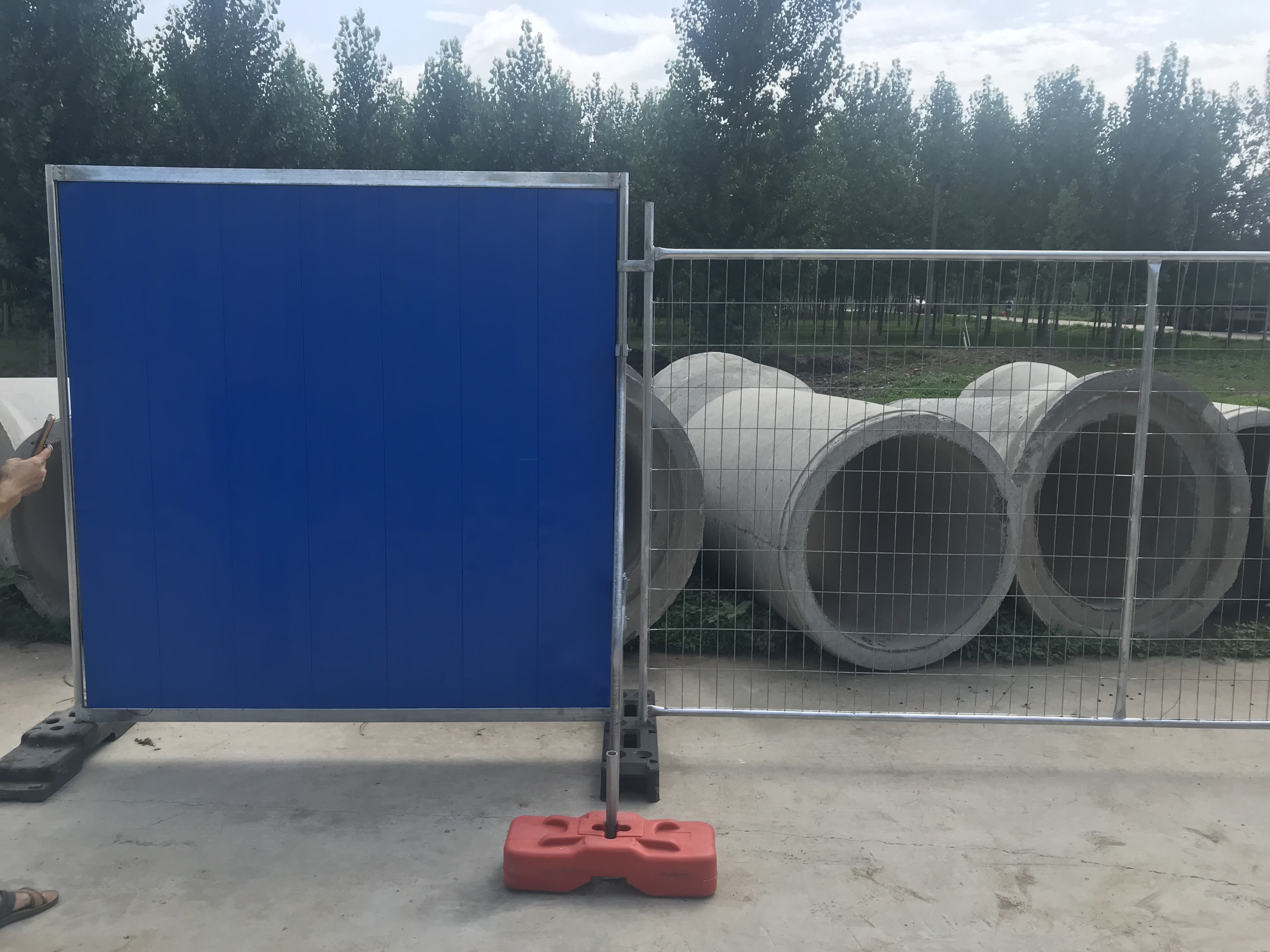 Color Bond Steel Temporary Hoarding Available Customized Size