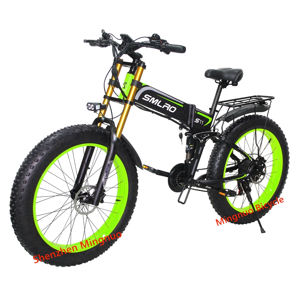 21 Speed Folding Bike With Fat Tires ODM Available Multiapplication