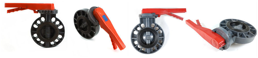 Nb-Qxhy High Quality PVC Butterfly Valve with Flange for Water