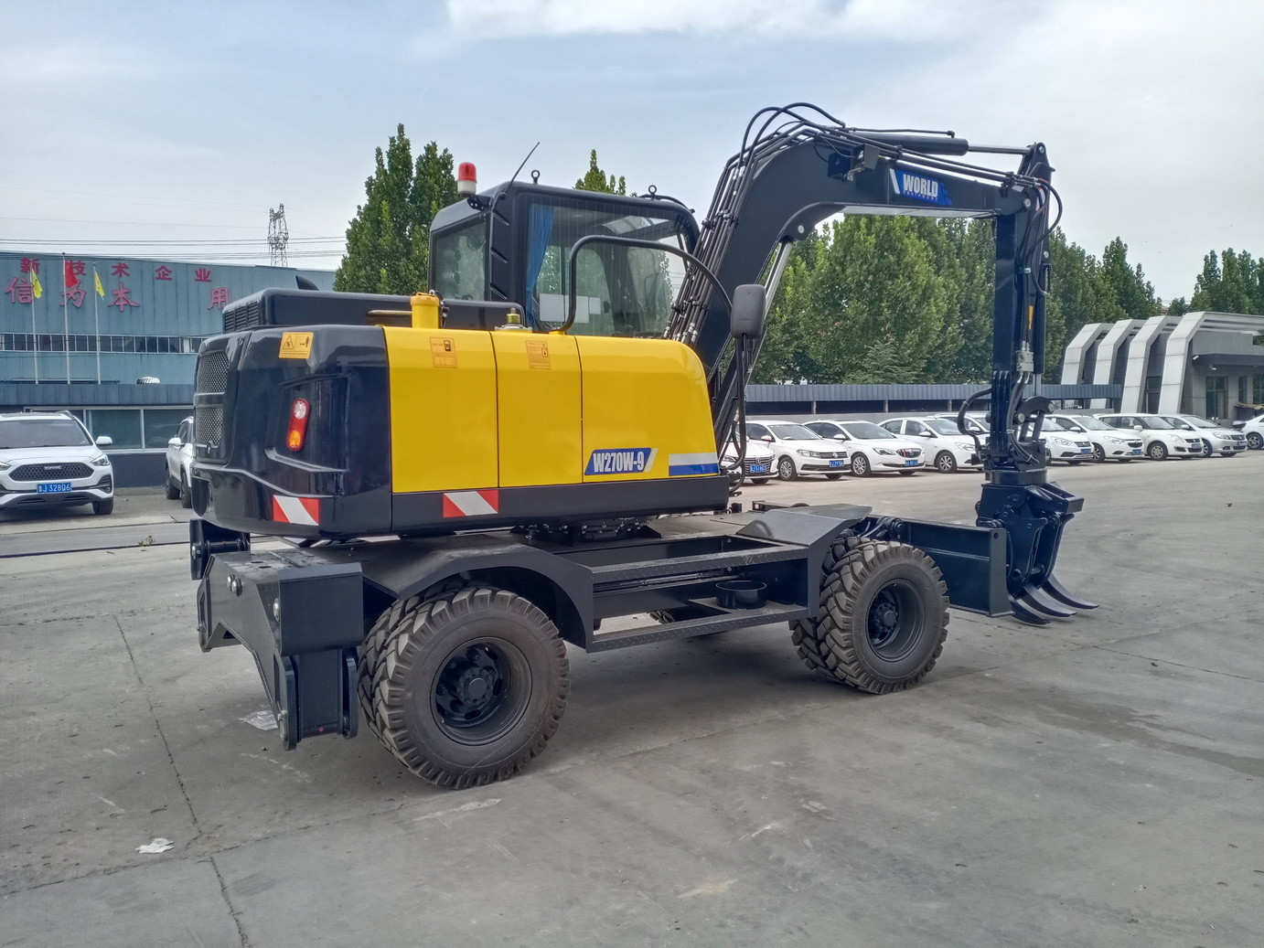 YuChai or Cummins Engine Wheel Crawler Excavator W270W-9