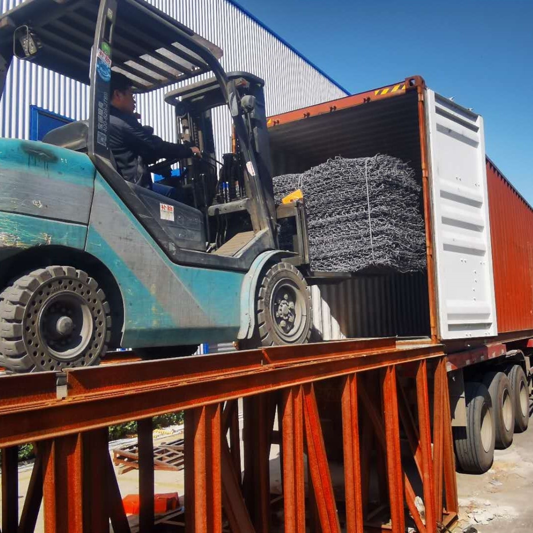 Steel Woven Gabion Baskets For Retaining Wall And River Construction