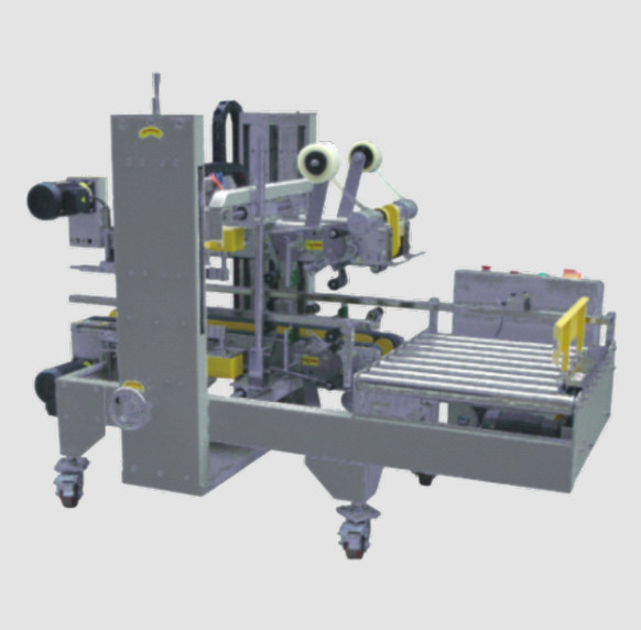 China Automatic Case Sealer Machine , L990 * W850 * H1350mm Edge Sealing Machine on sale