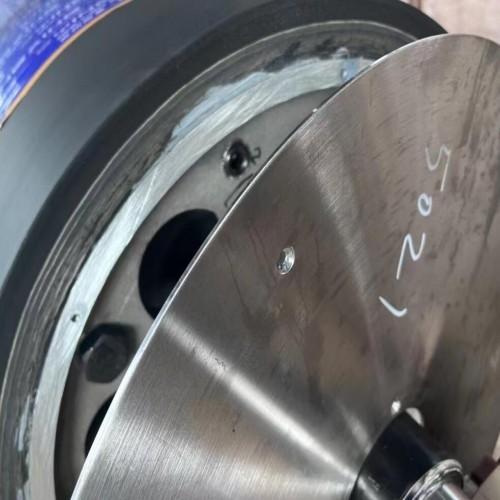 45# Steel CFRP Carbon Fiber Roller EPDM Rubber Coated for BOPP BOPET Production