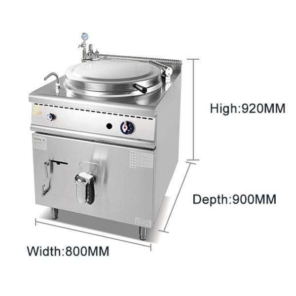 Restaurant Kitchen Catering Commercial Meat Processing Equipment with LPG/NG Gas