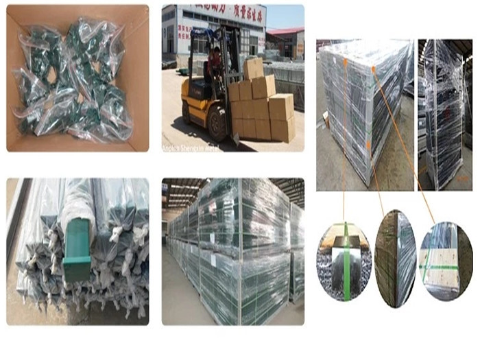 Pvc Coated Wire Mesh Fence Panels , Metal Wire Fence Mesh Size 50*200mm