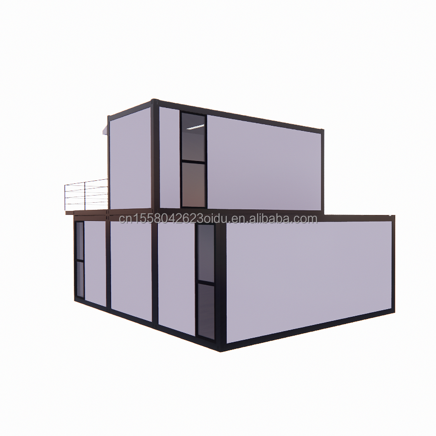 Modern Design 40ft Luxury Prefabricated Container Homes with Aluminum Alloy Windows and Modern Living