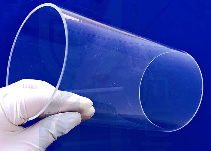 300mm High Temperature Transparent Fused Silica Tube
