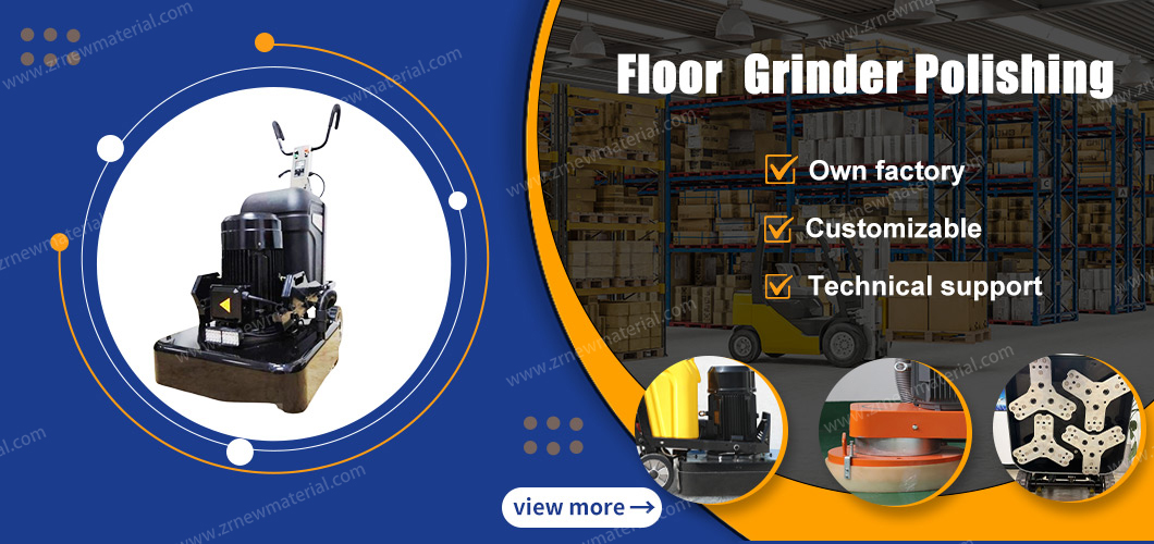 OEM ODM Concrete Surface Grinder Epoxy Floor Sander Machine With 40L Cistern