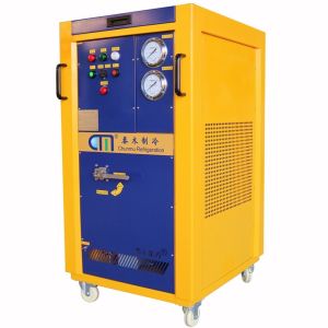 China 4HP full oil less refrigerant vapor recovery ac charging machine ac filling equipment R134a gas recycling machine on sale