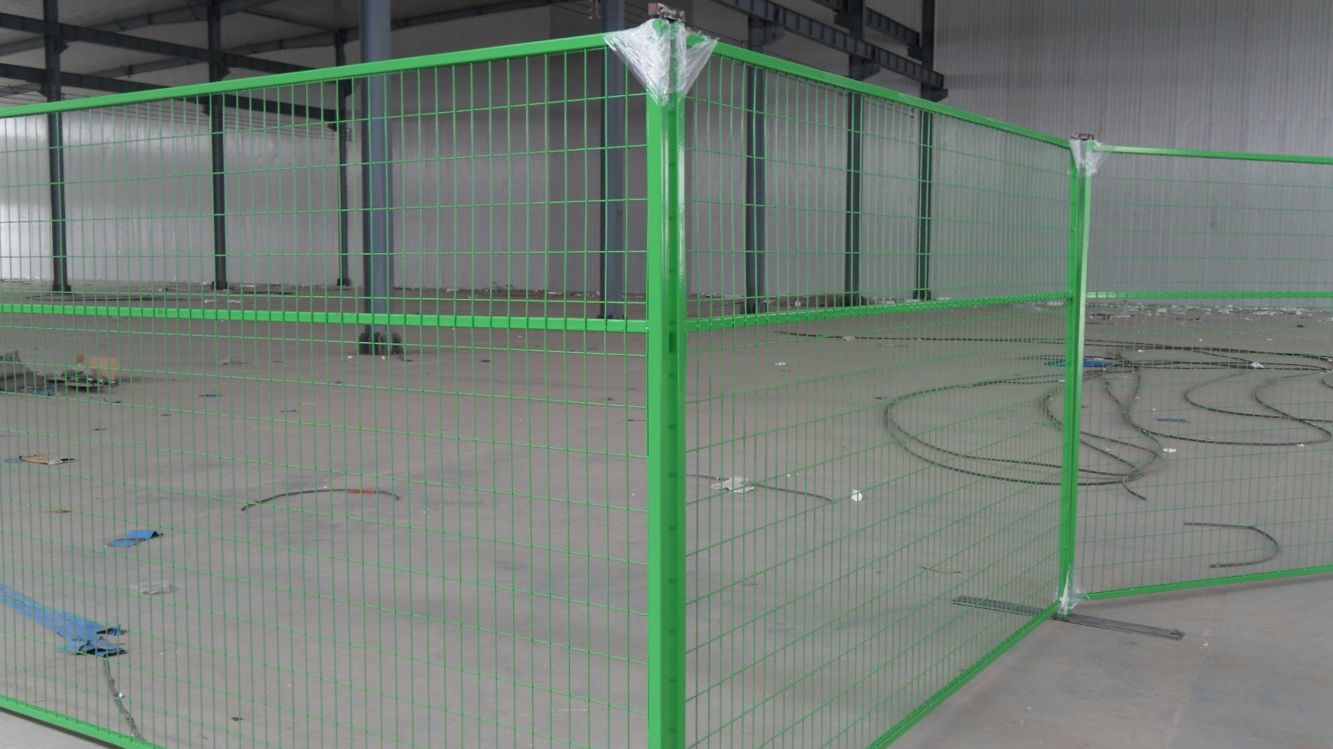 Portable Metal 8ft Tall Temporary Site Fencing With Powder Coating
