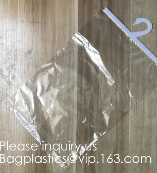 Poly Clear Plastic Hanger Covers Dry Cleaning Bags On Roll For Shirt,Hanger hook plastic bags zipper bag manufacturers
