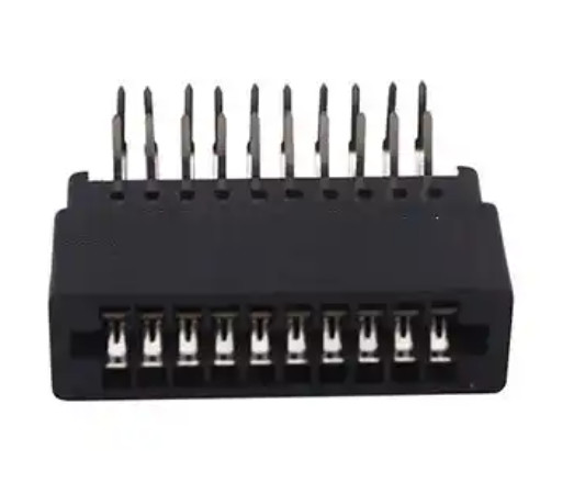  PBT GF30 Right Angle Card Edge Slot PCB Header Connectors 2.54mm Manufactures