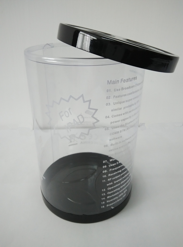 Transparent cylinder type blister packaging