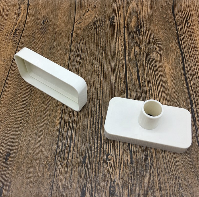 Clean Smooth Plastic Channel 2mm Thickness Nft Hydroponic Growing System 100x50mm PVC Pipe