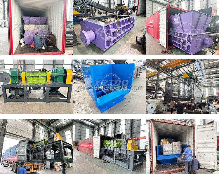 Heavy Duty Metal Shredder 300Kg/Hour-22000Kg/Hour Aluminum Can Shredder Machine