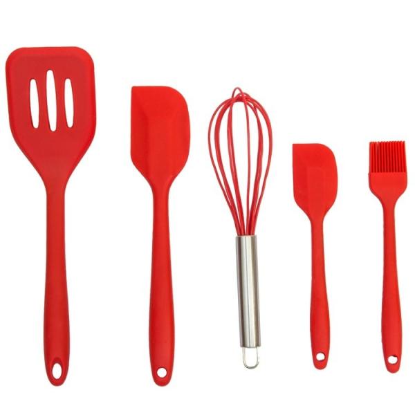 Food Grade Silicone Kitchen Utensils Soft Safe Silicone Cooking Tool Reusable