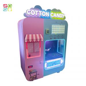  22 Touch Screen Auto Cotton Candy Vending Machine With Credit Card Payment System Manufactures
