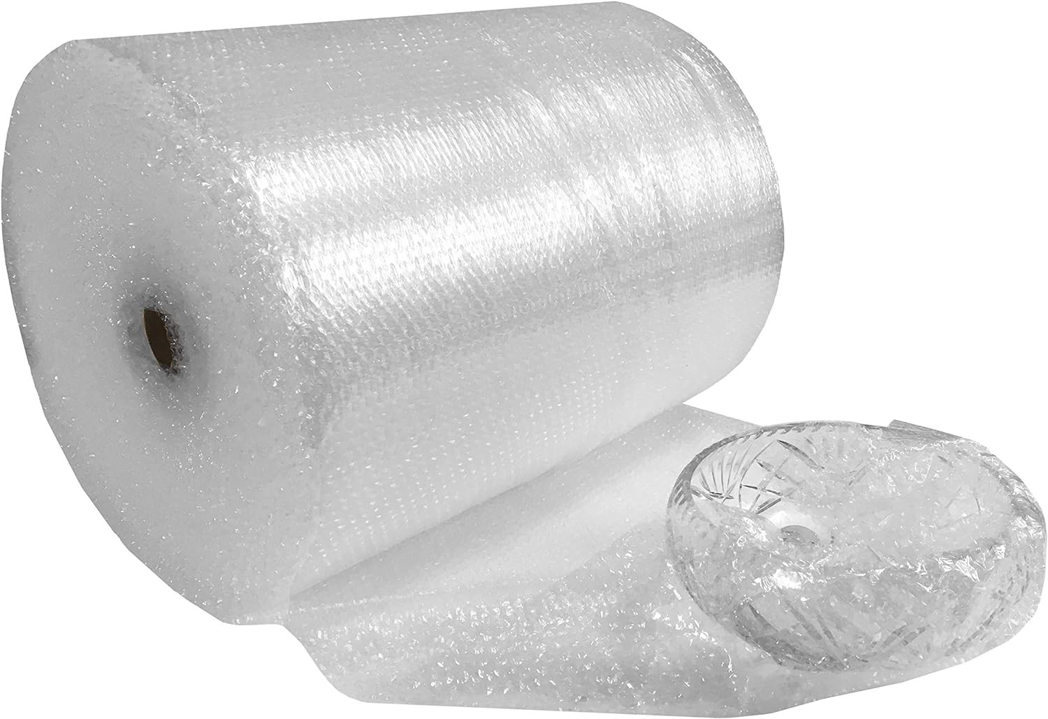 Bubble Roll 24 Wide X 175 Ft Small Bubbles 3/16 Perforated Every 12, Clear Perforated Bubble Cushioning Wrap