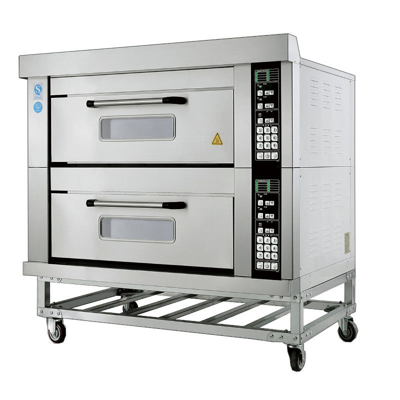 Deluxe Electric Oven Micro-computer Intelligent Control Smart Preset Menu Function 2 Decks 4 Trays Electric Baking Ovens