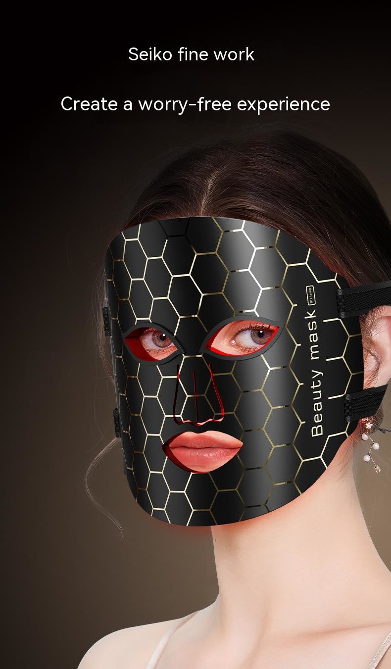 Hight Quality Medical Beauty Led Mask with Led Light Therapy Face Mask Infrared Led Mask Silicone