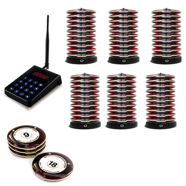new product touch screen keyboard take food pager system for fast food