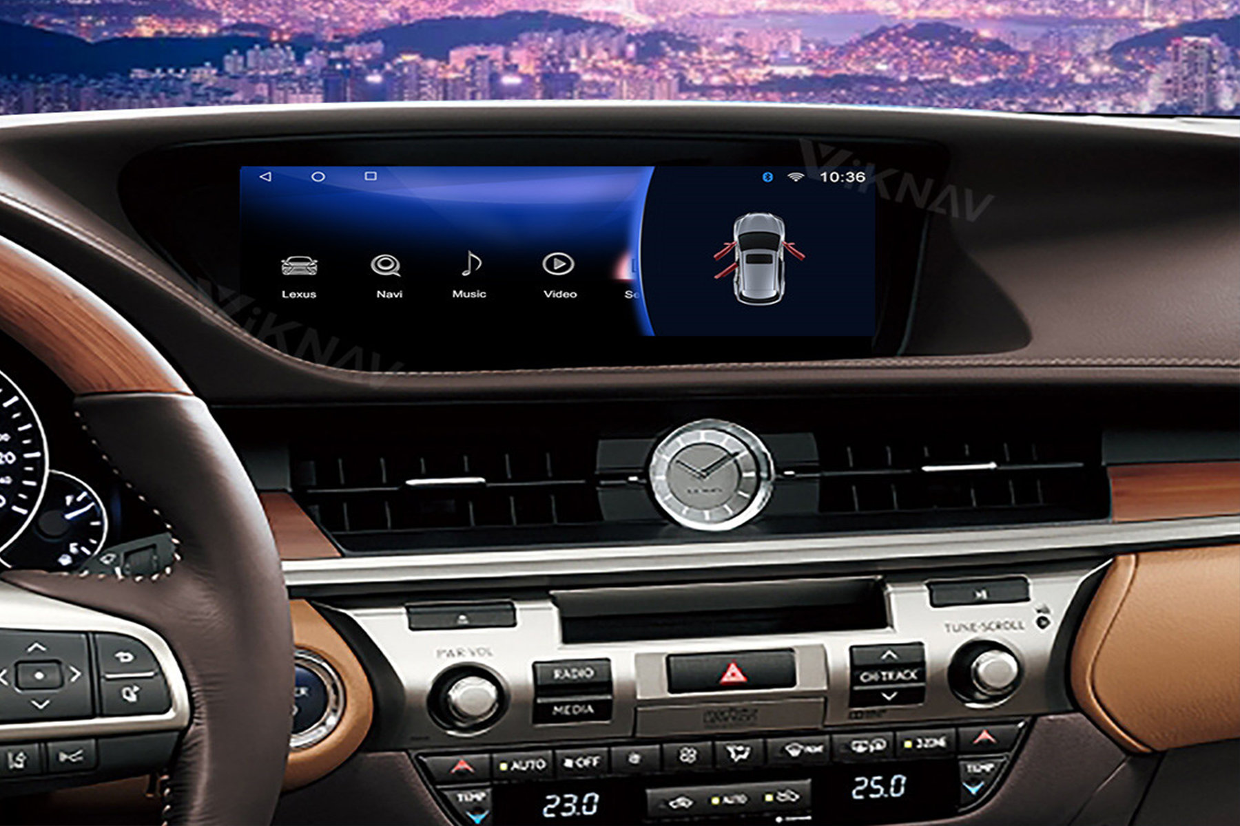 Android Multimedia Lexus Es300 Stereo Aftermarket Bluetooth Car Stereo 2014-2017 12V
