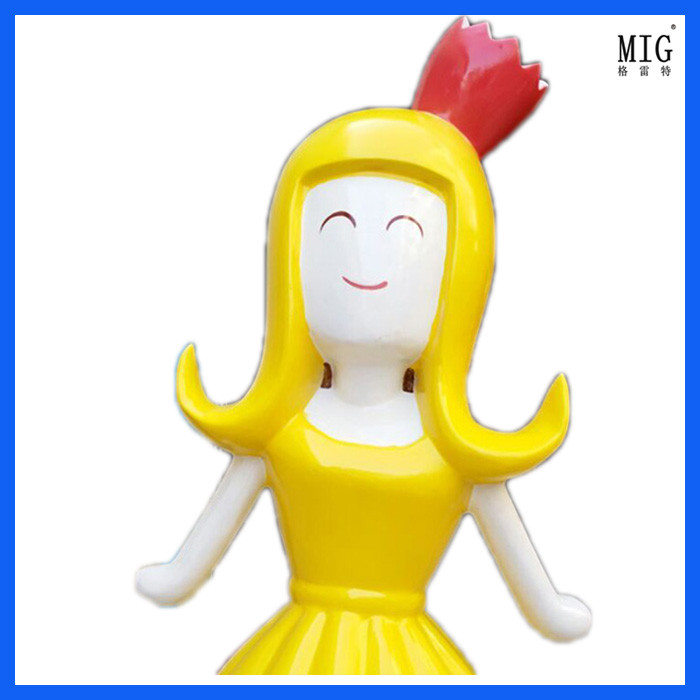 party celebratio fiberglass cartoon character statue flower fair movie character statueshotel mall display decoration