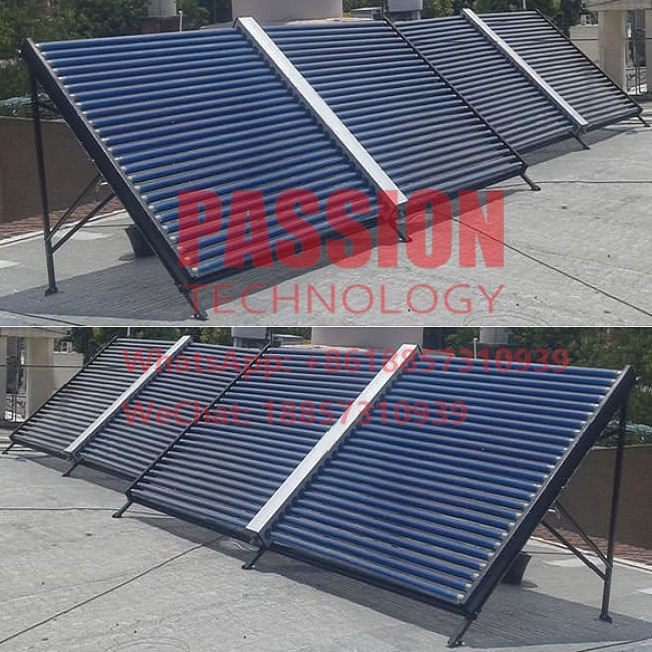 5000L Centralized Solar Water Heater Non Pressure Vacuum Tube Solar Collector Heating