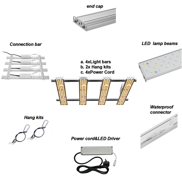 Seed Starting 660nm 150W 24''x24'' Led Grow Light Tube