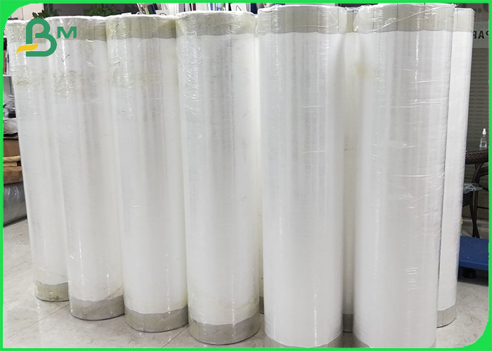 Tear Resistant 42.5gsm 55gsm Dupont Tyvek Paper Rolls For High Tenacity Wristband