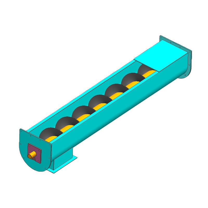 OEM Custom Heat Resistant Auger Spiral Screw Conveyor Conveying Machinery