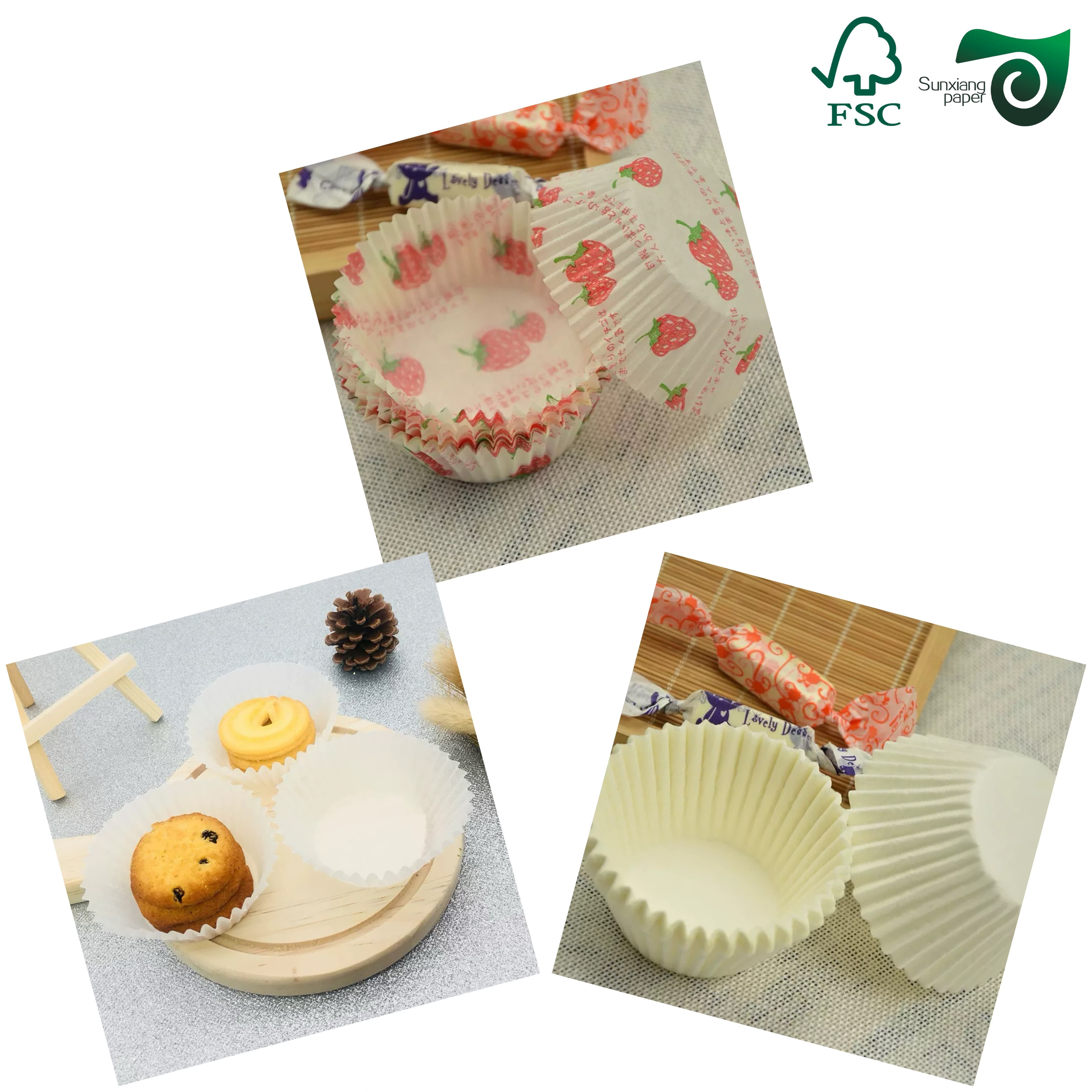 80g 90g Glossy Art Paper White Food Safe Cones Paper For Ice Cream Wrapping 31 43inch