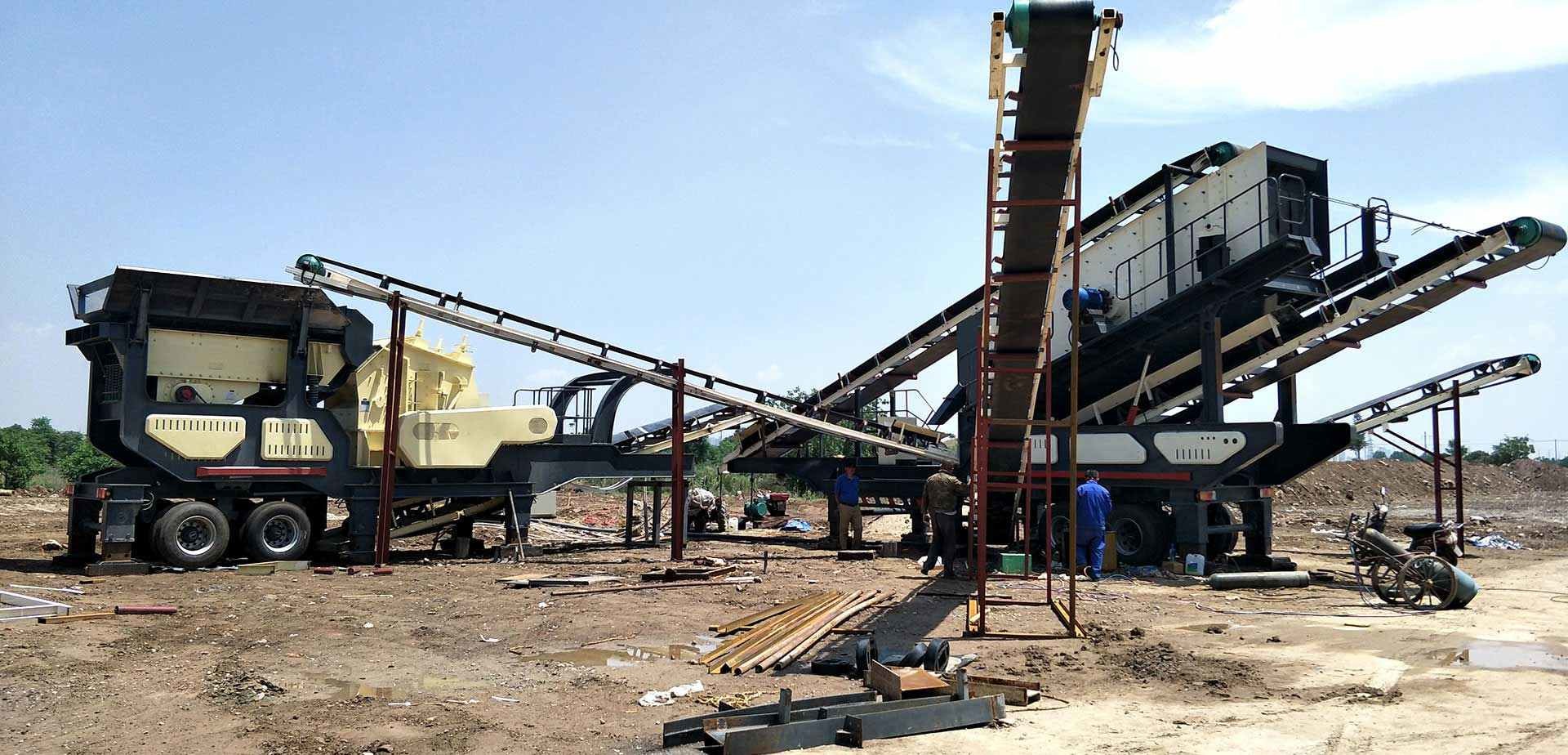Solid Waste Segregation Machine Sorting Plant Project For Demolition Screening